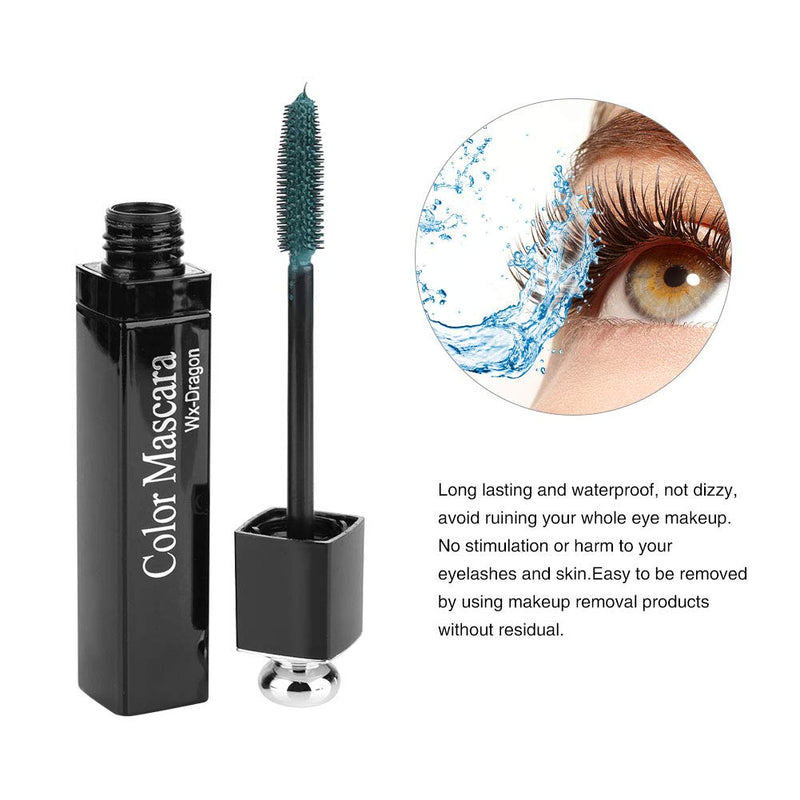 Waterproof Eyelash Mascara, 3Pcs Colorful Long-lasting Fiber Lash Mascara Cream Eye Makeup Tool - BeesActive Australia
