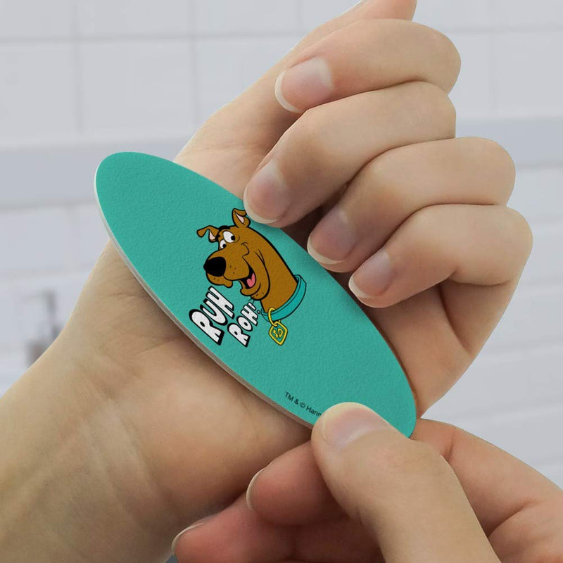 Scooby-Doo Ruh Roh Double-Sided Oval Nail File Emery Board Set 4 Pack - BeesActive Australia