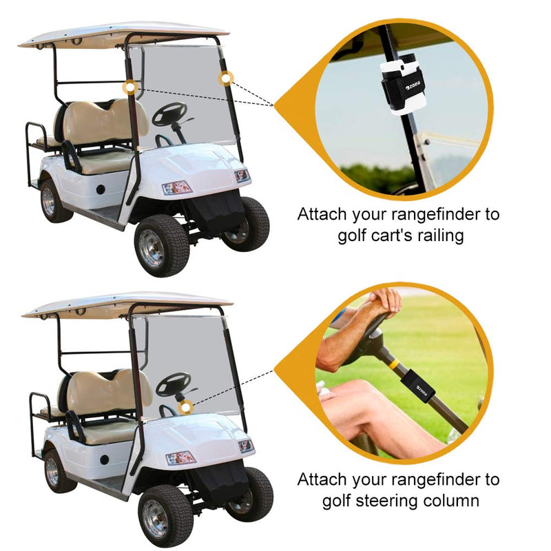 ZOEA Magnetic Rangefinder Mount Strap for Golf Cart Railing, Adjustable Rangefinder Mount/Holder/Strap/Band with Strong Magnet Securely Attach to Most Rail/Bar/Frame of Golf Cart - BeesActive Australia