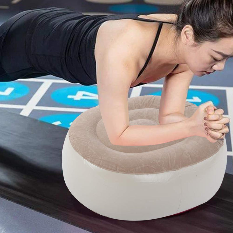 Inflatable Foot Stool PVC Air Inflatable Stool Ottoman Chair for Dorm or Outdoor Camping or Sports - BeesActive Australia