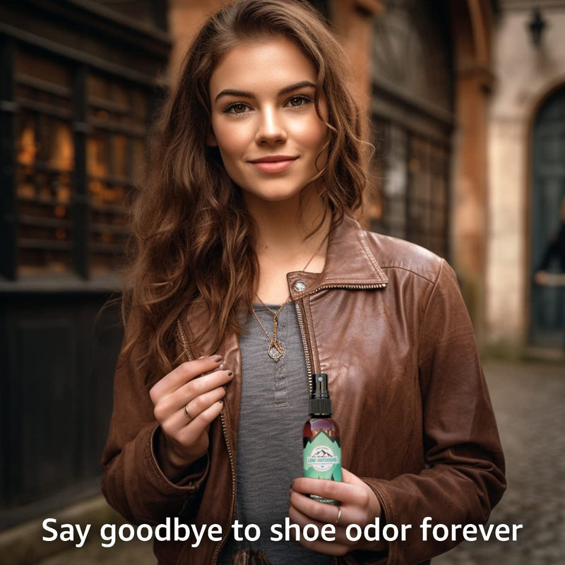 Lumi Outdoors Natural Shoe Deodorizer Spray & Foot Odor Eliminator- Extra Strength- Eucalyptus Lemongrass - BeesActive Australia