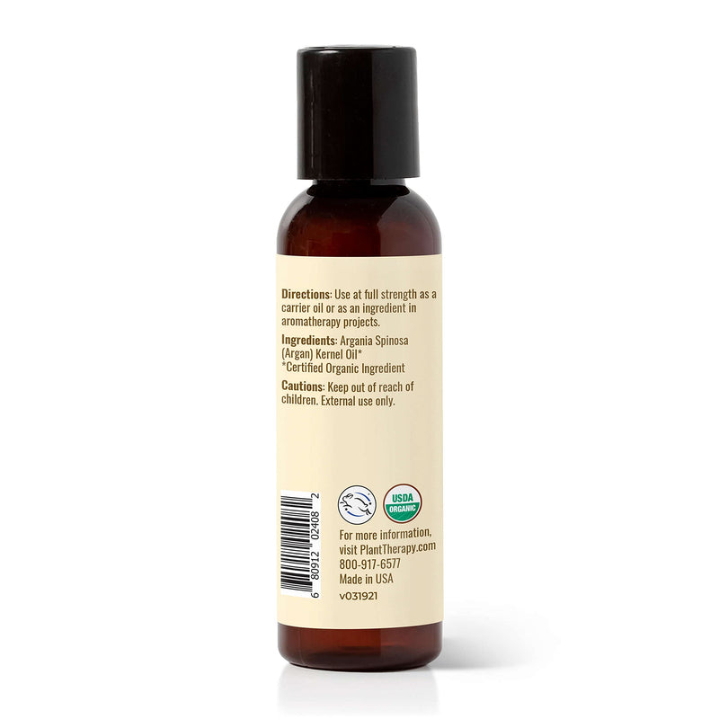 Plant Therapy Argan Organic Carrier Oil 2 oz Base Oil for Aromatherapy, Essential Oil or Massage use Argan Oil 2 Fl Oz (Pack of 1) - BeesActive Australia