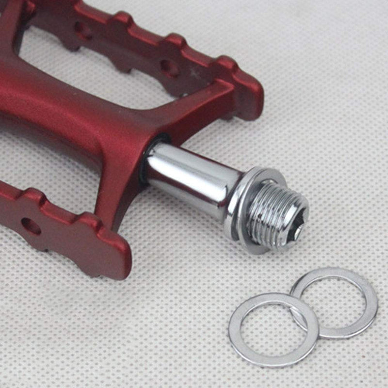 Maxmoral Stainless Steel Bicycle Pedal Gasket Bike Pedal Washers Replacement for Mountain Bike Road Bike - BeesActive Australia