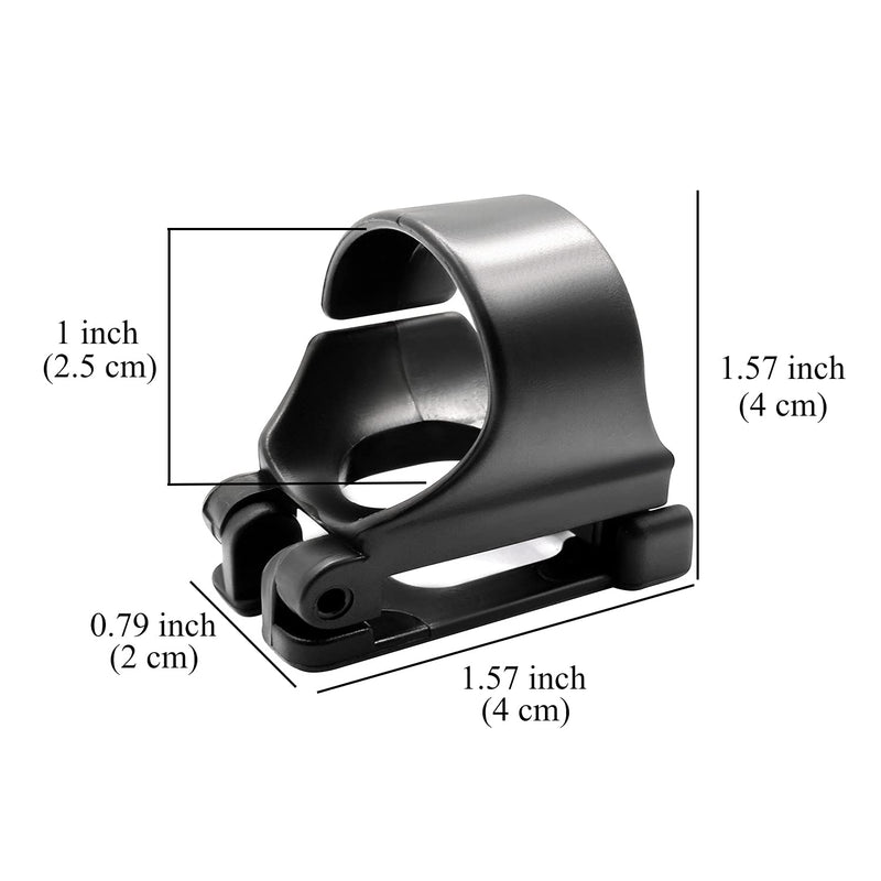 SIXQJZML 2 Pieces Scuba Dive Universal Plastic Clip Snorkel Keeper Retainer Replacement Snorkeling Equipment (Black) - BeesActive Australia