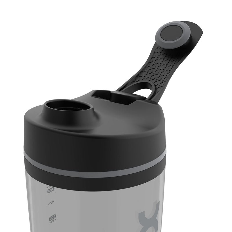 PROMiXX Original Shaker Bottle - Battery-powered for Smooth Protein Shakes - BPA Free, 600ml Cup (Black) Black - BeesActive Australia