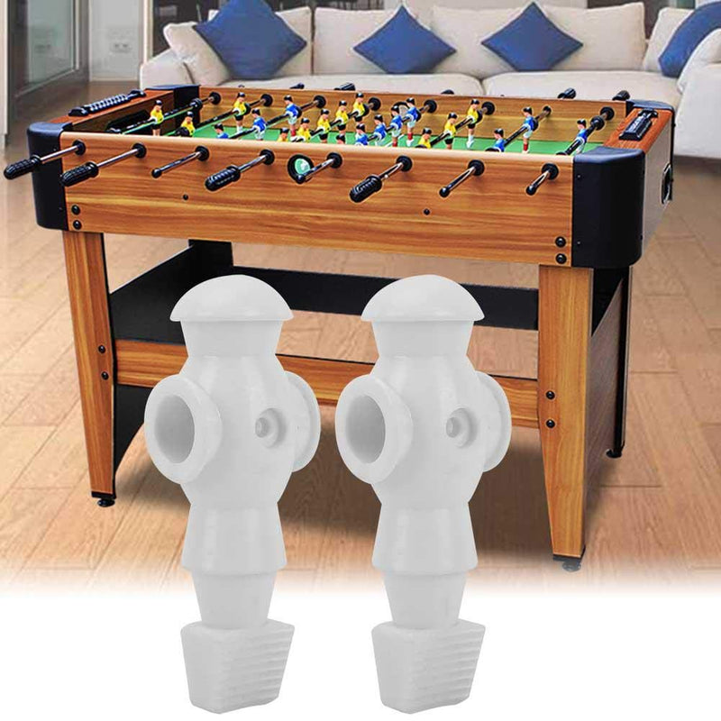 Zer one Table Soccer Men Player 2 PCS Foosball Players Replacement for Dynamo Table Fun Game Toys White - BeesActive Australia