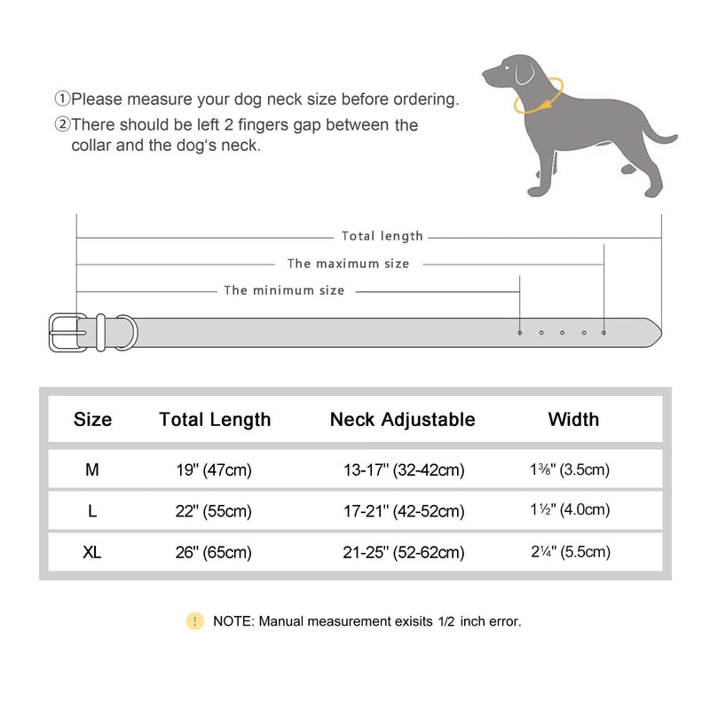 Didog Rhinestone Dog Collar with Soft Lining, Sparkling Crystal Diamond Girl Dog Collars with Soft Warm Pad for Medium Large Dogs L:Neck 17-21",Width 1½" Black - BeesActive Australia