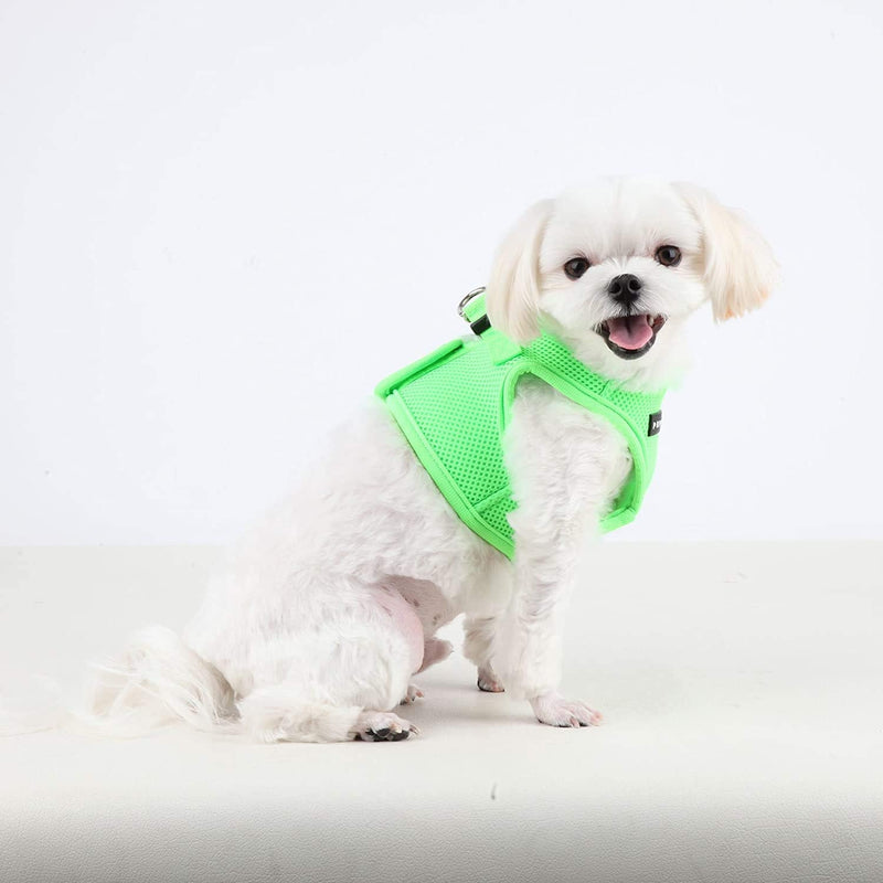 Puppia Authentic Neon Soft Vest Harness B Green Large Puppia Neon Soft Vest Harness B - BeesActive Australia