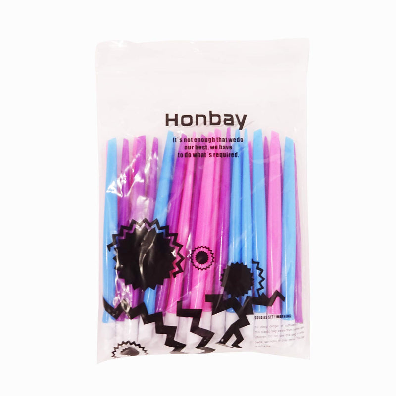 Honbay 30PCS Nail Cuticle Pusher Plastic Handle Rubber Tipped Nail Cleaner Nail Art Tool - BeesActive Australia