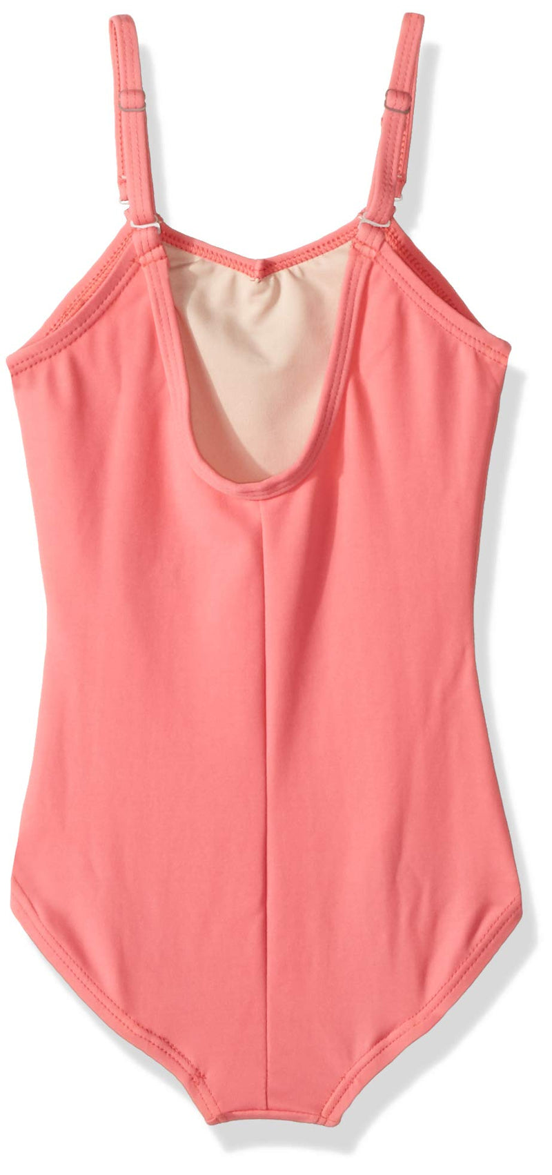 Capezio Girls' Team Basic Camisole Leotard with Adjustable Straps Little Girls Small Flamingo - BeesActive Australia