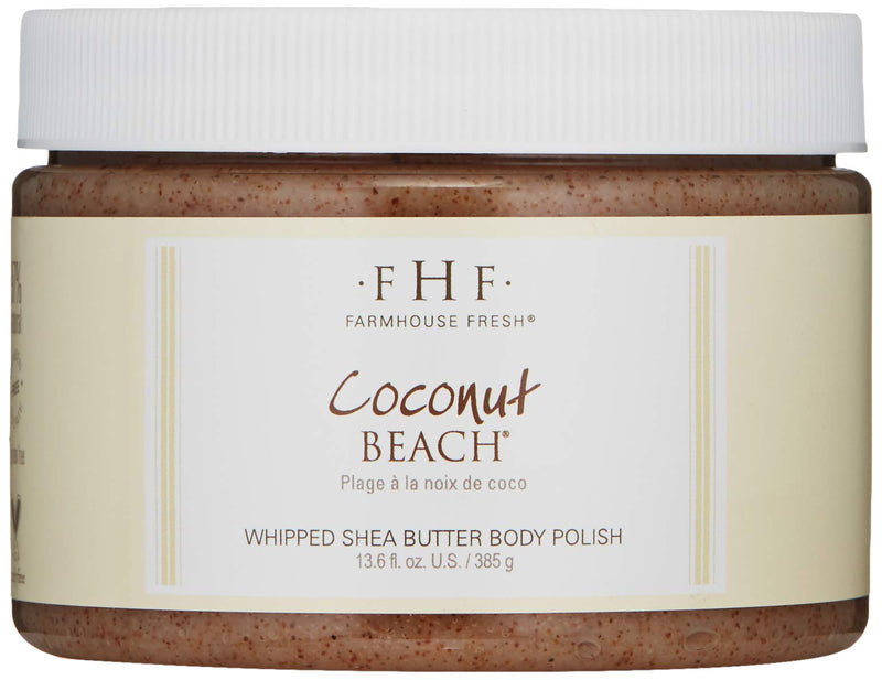 Farmhouse Fresh Coconut Beach Sugar Scrub,13.6 oz - BeesActive Australia