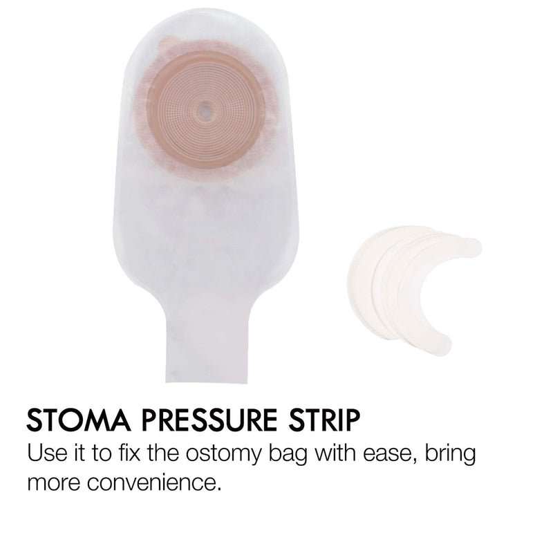 Healifty Pack of 20 Skin Protection Strips Elastic Stoma Protection Tape Waterproof Hydrocolloid Extender Adhesive for Stoma Bag Accessories - BeesActive Australia