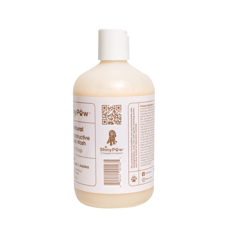 Oatmeal Shampoo for Dogs - Lemongrass Spa Essentials Body Wash - Tearless Dog Shampoo for Itchy Skin - Natural Dog Conditioner Ingredients Made in The USA by ShinyPaw - BeesActive Australia