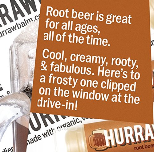 Hurraw! Root Beer Lip Balm, 3 Pack: Organic, Certified Vegan, Cruelty and Gluten Free. Non-GMO, 100% Natural Ingredients. Bee, Shea, Soy and Palm Free. Made in USA - BeesActive Australia