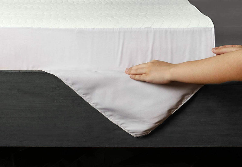 ComfortCare, Washable Incontinence Pad, Bed Protector Sheet, White, 90 x 90 cms, 35½" x 35½" with Tucks. - BeesActive Australia