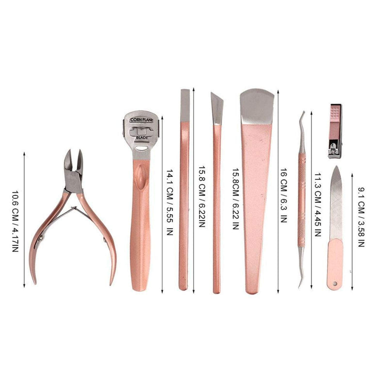 Foot Rasp Pedicure Tool Set Nail Clippers for Foot Care for Callus for Exfoliating for Foot Beauty - BeesActive Australia