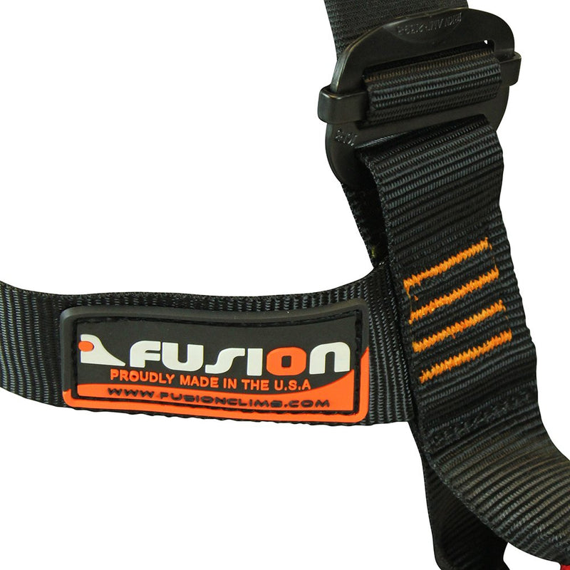 Fusion Climb Stika Chest Rescue Zipline Harness 23kN S Black,One Size,CH-200-S - BeesActive Australia