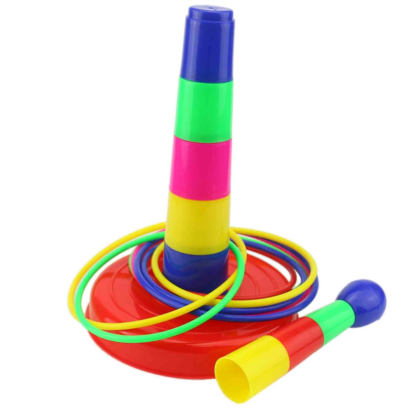 Ogrmar 18" Colorful Plastic Sport Ring Toss Game Set for Kids - BeesActive Australia