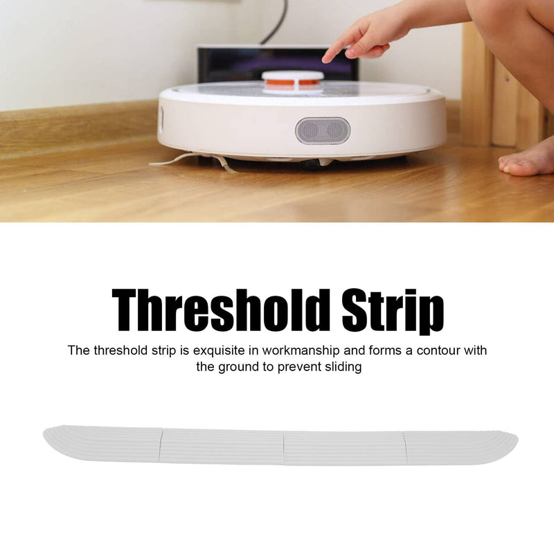 Threshold Ramp Mat Door Sill Scuff Plate Slope Strip Auxiliary Fit Used for Thresholds,Doorways and Bathroom(White) White - BeesActive Australia
