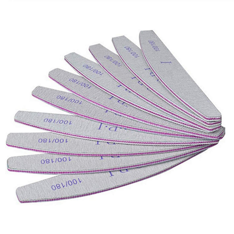 Manicure Repair Acrylic (100/180 Grit, 5 Pieces) Professional Nail Files - BeesActive Australia