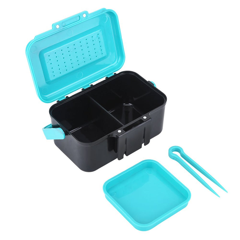 Fishing Bait Case, Plastic Fishing Bait Holder Box Worm Lure Storage Case with Clip Perfect for Fishing - BeesActive Australia
