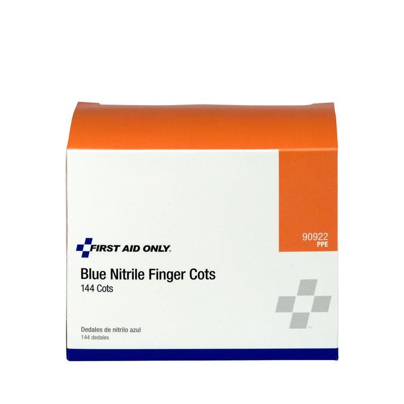 First Aid Only Nitrile Finger Cots, 144 Piece Finger Protectors (90922) - BeesActive Australia