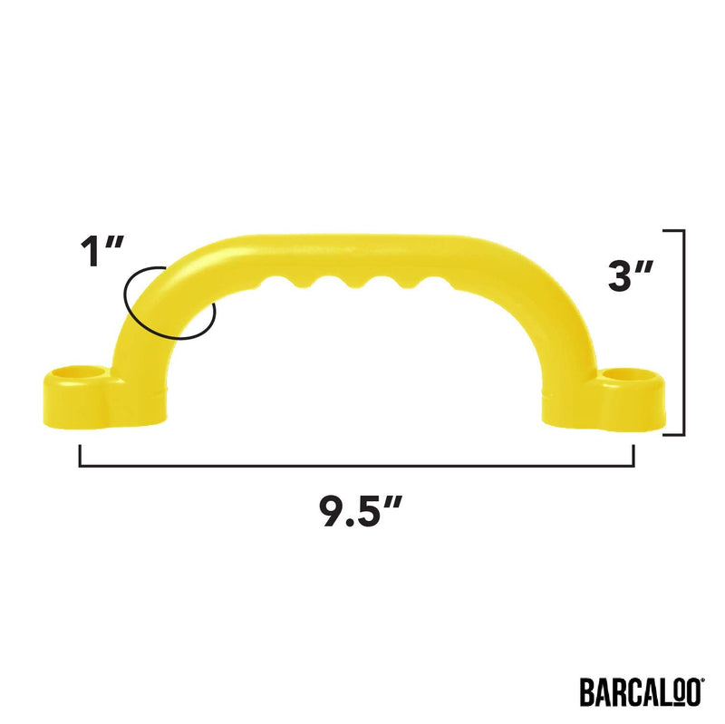 Playground Safety Handles - Yellow Grab Handle Bars for Jungle Gym 7 inch, Yellow - BeesActive Australia
