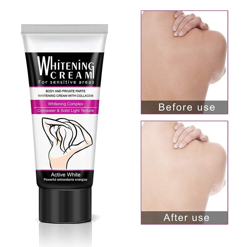 2 Pcs Dark Spot Remоver Cream for Intimate Areas - Armpit Body Cream for Skin - Dark Spot Remover for Intimate Part (2 pcs) - BeesActive Australia