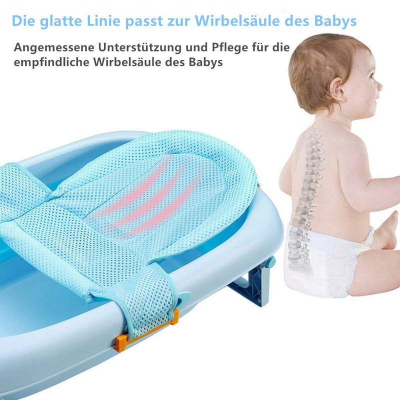 VOARGE Baby Bath Insert Seat, Newborn Shower Mesh for Bathtub, Adjustable Comfortable Bathtubs, for Newborn Baby and Toddler Baby Bath Accessories - BeesActive Australia