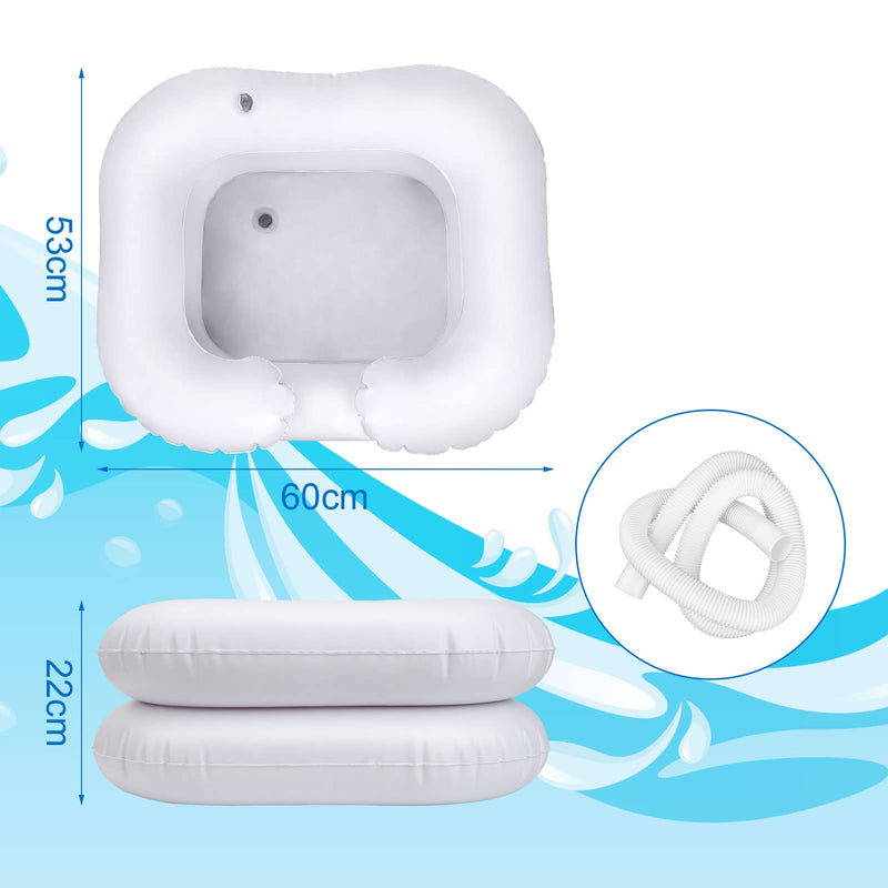 KingSaid Inflatable Hair Washing Basin Portable Wash Basin Inflatable