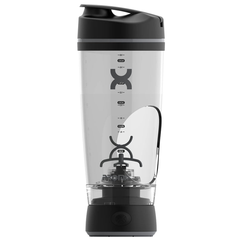 PROMiXX Original Shaker Bottle - Battery-powered for Smooth Protein Shakes - BPA Free, 600ml Cup (Black) Black - BeesActive Australia