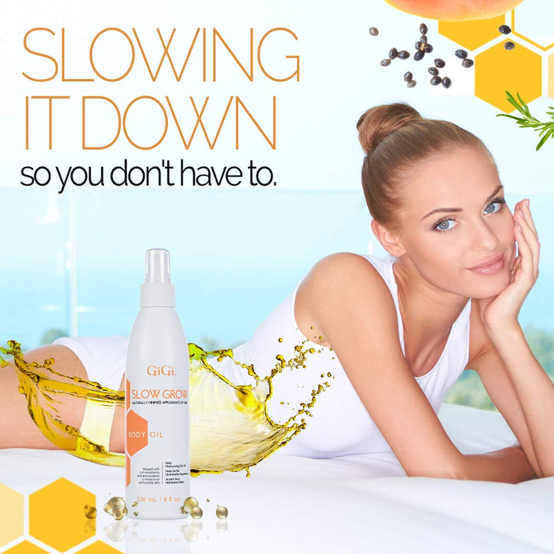 GiGi Slow Grow Body Oil, 8 ounces - BeesActive Australia