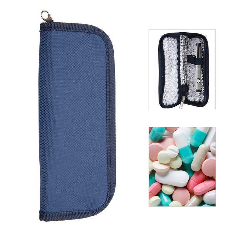 Diabetic Bag - Portable Insulin Cooler Bag Diabetic Patient Organizer Travel Insulated Case ( Color : Navy Blue ) - BeesActive Australia