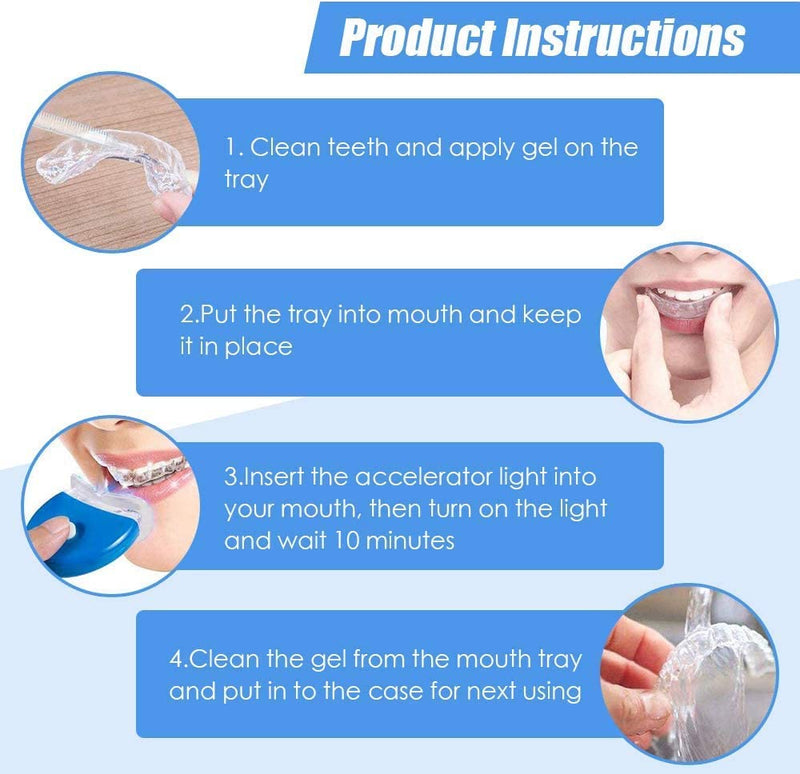 Teeth Whitening Kit,Teeth Whitening Gel,Professional Tooth Whitening Solution,Home Teeth Whitening Kit,Travel-Friendly, Easy to Use, Beautiful White Smile - BeesActive Australia