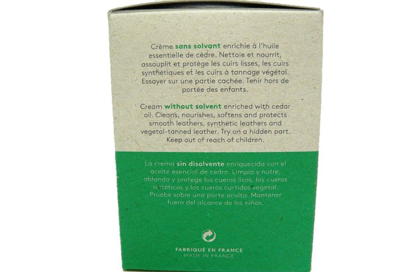 Famaco Eco Organic Leather Cream & Conditioner - Ecological and All Natural - Clean & Condition Leather Walet Purse Bag Shoe Boots Hat Jacket - Made in France, 1.69 fl/oz - BeesActive Australia