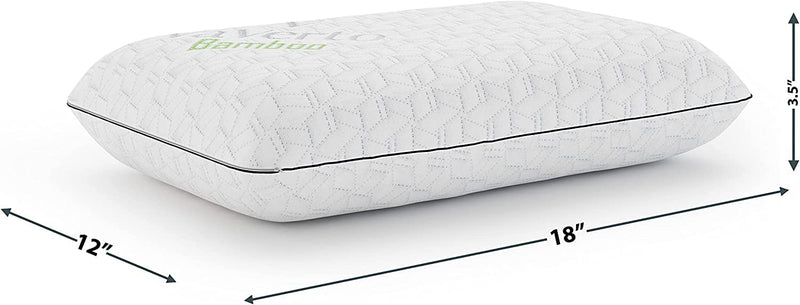 Vaverto Travel and Camping Pillow - Compressible Medium Firm Memory Foam, Breathable Bamboo Cover, Machine Washable, Ideal for Backpacking, Airplane, Car Travel 1 Pack - BeesActive Australia