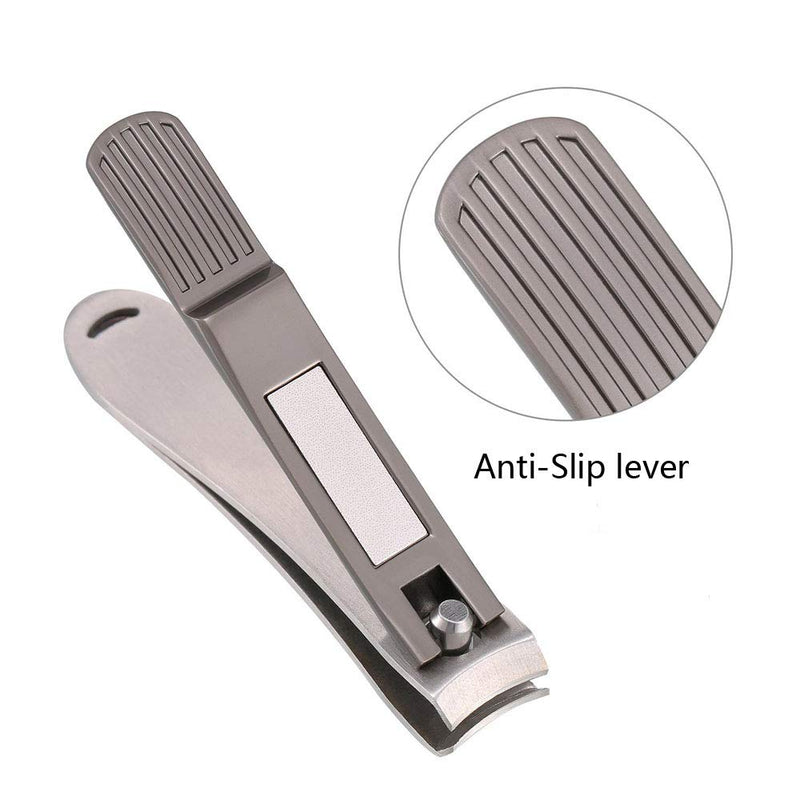 MR.FISHCN Nail Clippers Two-Piece Stainless Steel Durable Manicure Tools  Toenails and Fingernails Easy to Use for Home and Outdoor Use Pearl - BeesActive Australia