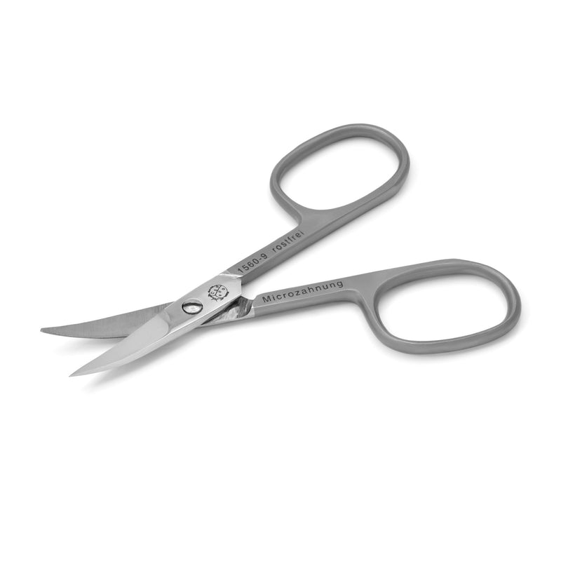 INOX Stainless Steel Micro-serrated Nail Scissors. Made by Hans Kniebes in Solingen, Germany - BeesActive Australia