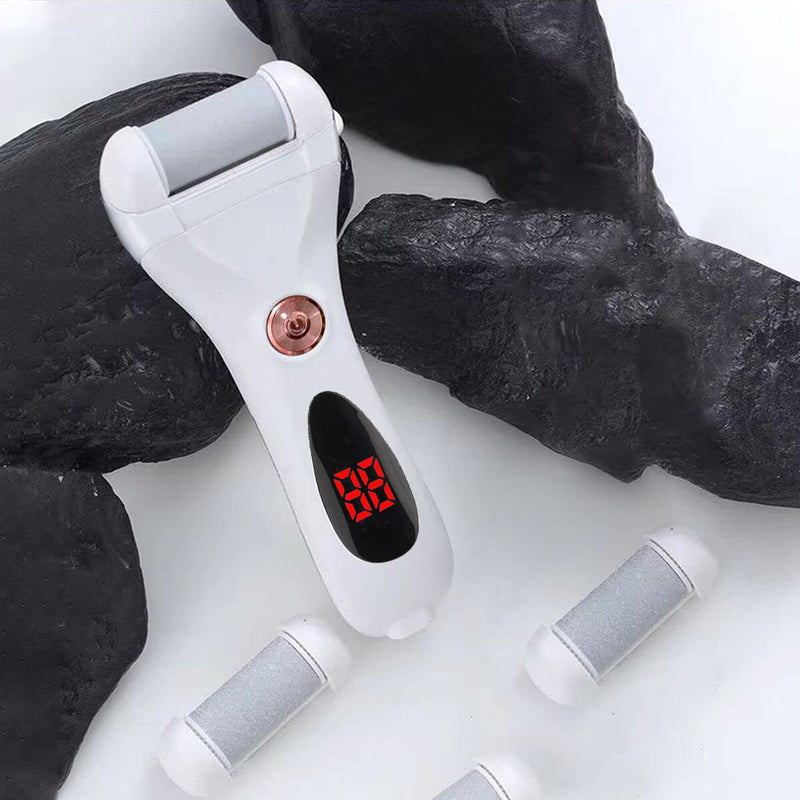Foot Callus Remover, Professional Electric Pedicure Callus Remover, Rechargeable Foot File with 6 Roller Heads for Feet Care - BeesActive Australia