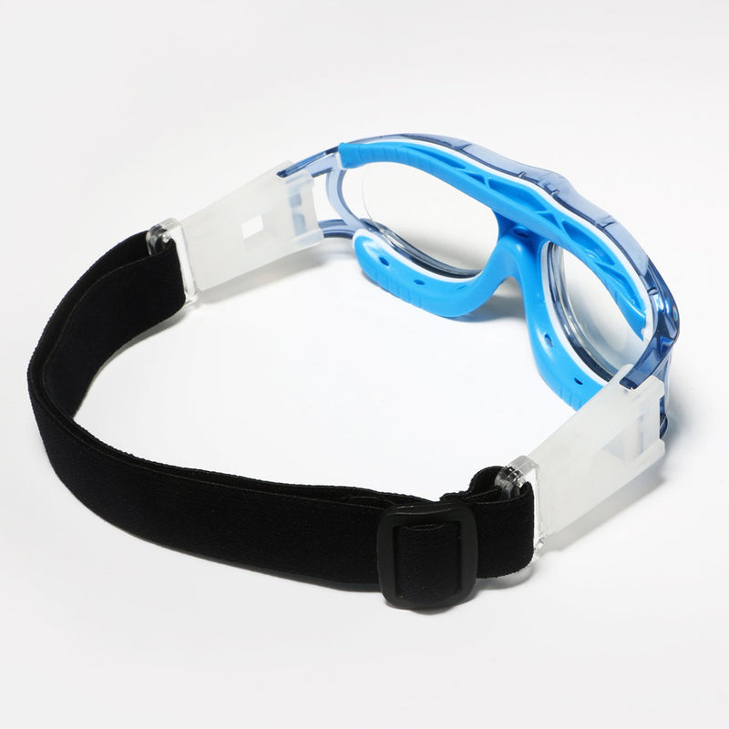 Basketball Sport Glasses with Elastic Wrap Strap Kids Soccer Eyewear Goggles Blue_kids - BeesActive Australia
