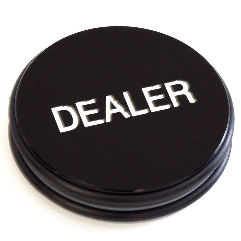 GSE Games & Sports Expert 3-Inch Double-Sided Casino Grade Acrylic Poker Dealer Puck Button - BeesActive Australia