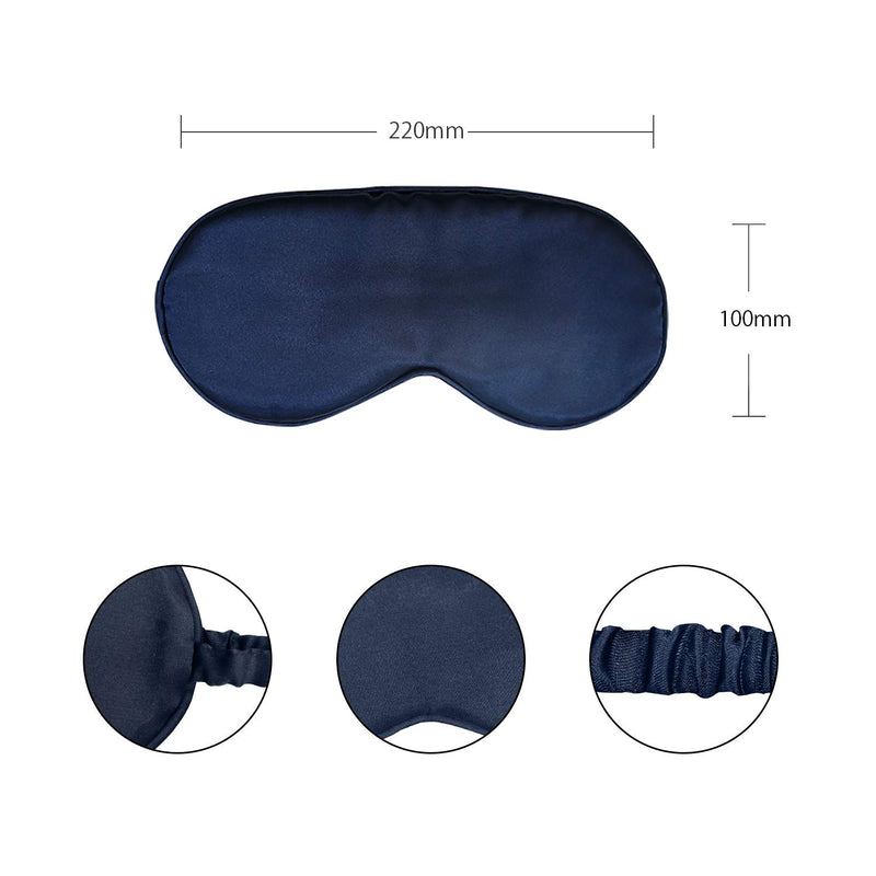 Silk Sleep Mask for A Full Night's Sleep Comfortable Super Soft Eye Mask with Elastic Strap - BeesActive Australia