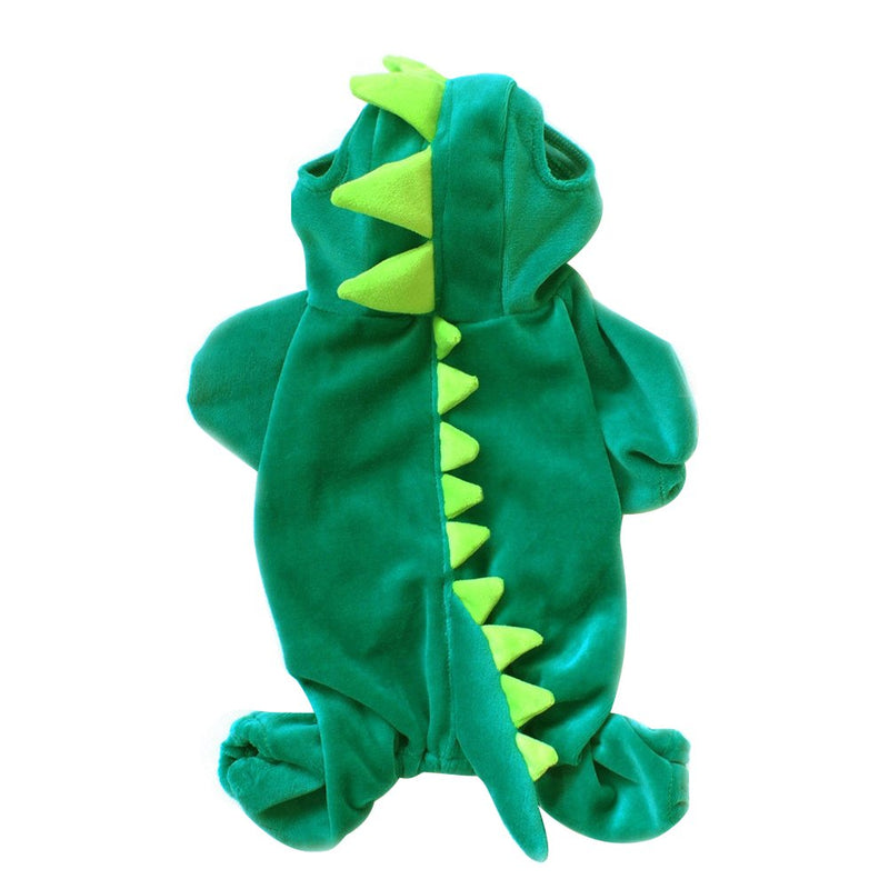 NACOCO Dog Dinosaur Design Costume Green Pet Clothes for Medium & Large Dog Small (Pack of 1) - BeesActive Australia