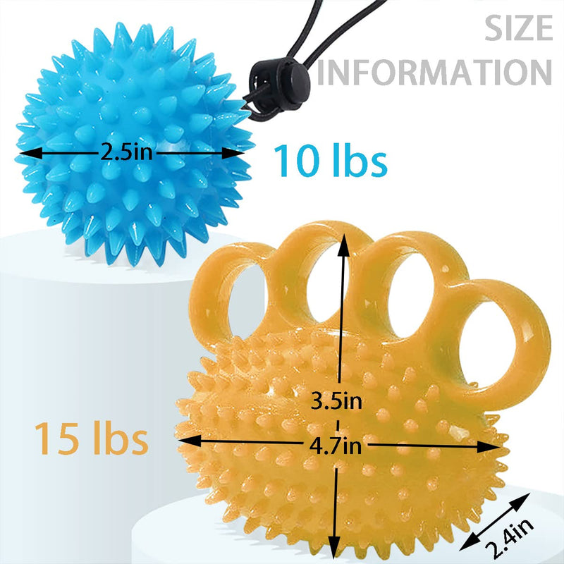 2 Pack Hand Exerciser Grip Strengthener Ball, Squeeze Stress Therapy Balls for Hand Exercise - BeesActive Australia