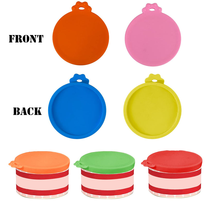 7 Pcs Food Can Lids Pet Can Covers, Silicone Small Pet Food Can Lids Covers for 3 oz 2.5 oz Cat Food Cans. - BeesActive Australia