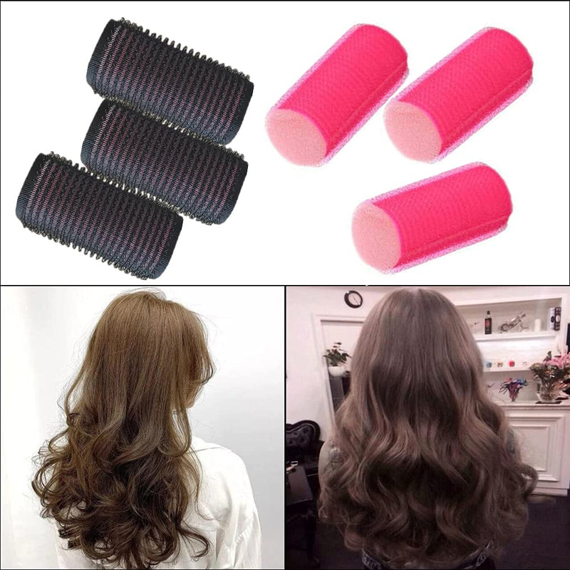 12 Pcs Sponge Hair Rollers Foam Curlers Tools Hairdressing Curlers Tools Hair Styling for Women and Girls (Random Color) - BeesActive Australia