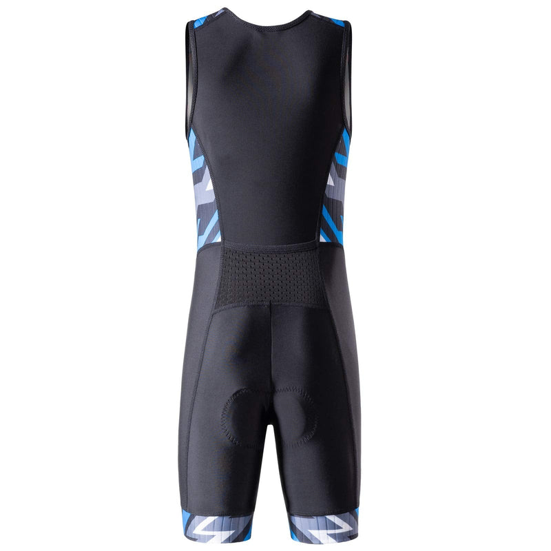 MY KILOMETRE Youth Core Triathlon Race Suit Boy Spring Competition Training Suits Blue Small - BeesActive Australia