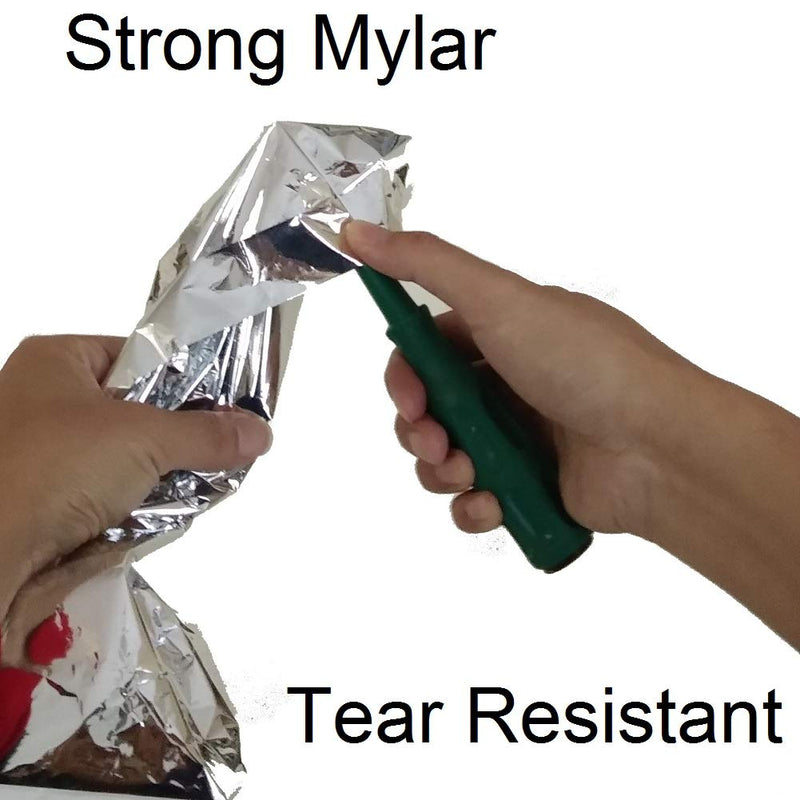 Emergency Bivy Sack Bivy Bag - Emergency Sleeping Bags 4 Pack Mylar Survival Sleeping Bag Emergency Bivvy Sack Waterproof Lightweight Foil Military Patriot Compact Gear Blanket Thermal Escape Camping - BeesActive Australia