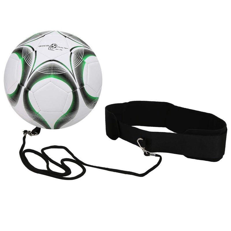 Football Trainer,Regail PU Practical Kit Soccer Football Kick Throw Trainer Solo Practice Aid Training Equipment Adjustable Waist Belt for Students Children green - BeesActive Australia