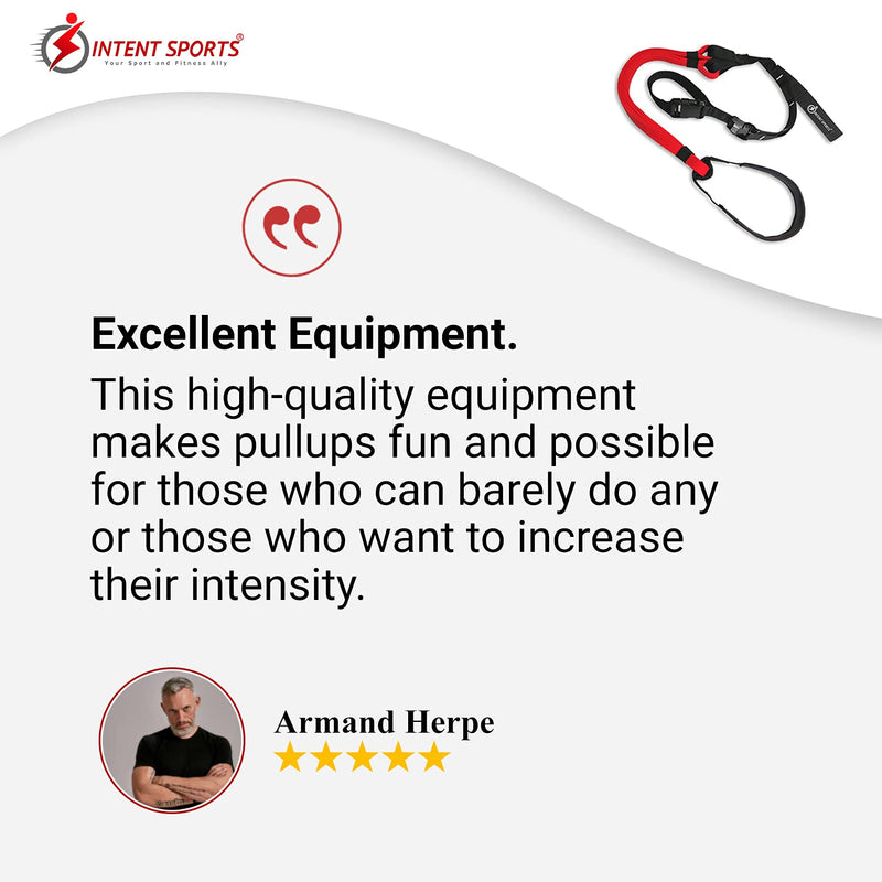 INTENT SPORTS Pull Up Assist Bands - Assistance and Resistance Bands for Pull-Up, Fitness, Body Stretching, Mobility Work, Weightlifting, Powerlifting, Heavy Duty, Exercise Videos, eBook (Patented) #1 Band - BeesActive Australia